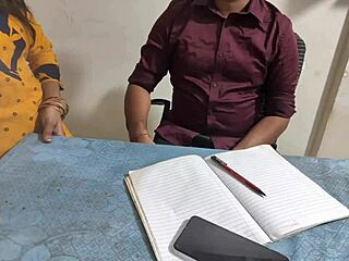 Sexy Exotic Secretary Squirts Wild While Fucking Boss in Office Skirt