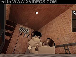 yo roblox and kitten take brutal domination pounding together