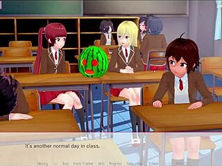 part 104 lessons in love anime teacher guides young uniform fantasy