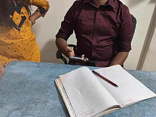 Sexy Exotic Secretary Squirts Wild While Fucking Boss in Office Skirt