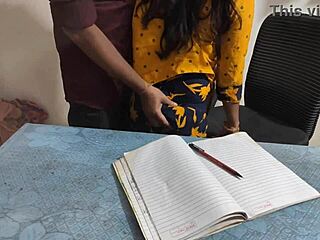 Sexy Exotic Secretary Squirts Wild While Fucking Boss in Office Skirt