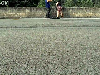 Hot CHUBBY LATINA MILF Fucks DOGGYSTYLE in Street Bareback Gaping Ass