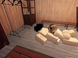 yo roblox and kitten take brutal domination pounding together