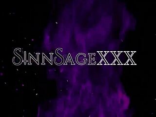 sinn sage rips ariel x's clothes teases her pussy then straps on for lesbian domination