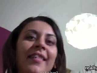 glamorous czech cutie teased in supermarket leads to pov encounter