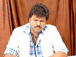 Curvy indian aunt shares flirty kiss with eager admirer