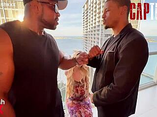 Riley Star rides rocket powers' big black cock in vr metaverse bondage