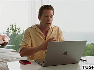 while wife's out i bend adriana sweetblonde over for secret anal creampie pounding uh yeah