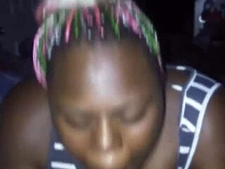 wanna watch nastiest ebony bbw take huge black cock up her fat ass?