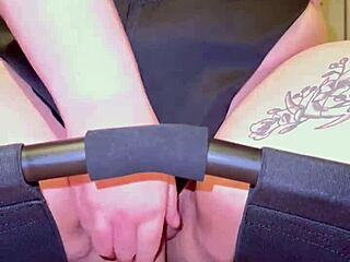 she's ridin that dick steady on her wild sex chair bouncin wet pussy all over