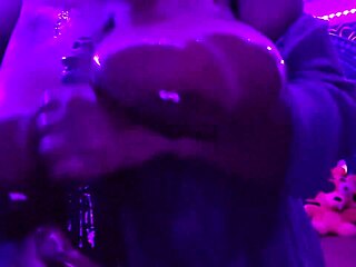 Curvy black BBW with fat tits and huge curves worshipped deeply