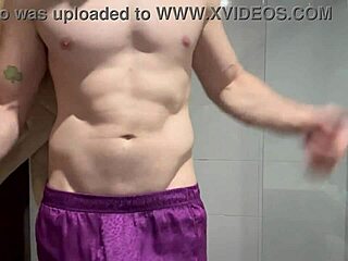 Voluptuous campanita maria andres acosta shower lick backstage fun