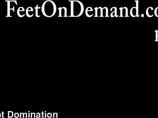 jamie footfucks boyfriend in femdom fetish trailer