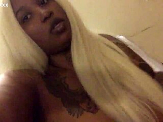 Blonde Ebony Brat Hazelnut Teases Hard