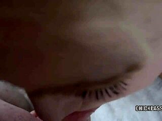 hey petite milf jolene 😍 slurps pov cock and gulps huge jizz load in mouth 💦