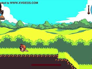 Cartoon Hottie Delivers Blowjob And Creampie Game