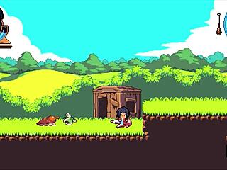 Cartoon Hottie Delivers Blowjob And Creampie Game