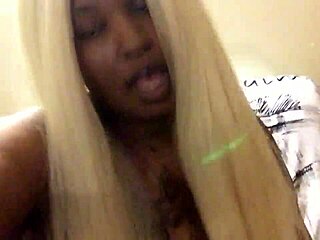 Blonde Ebony Brat Hazelnut Teases Hard
