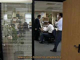small titted office worker takes rough anal at work