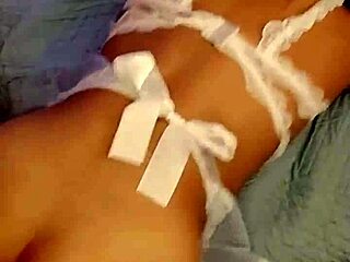 Horny Mexican Maid Caught on Amateur Video Doggystyle Fuck Petite Tits Long Hair Bedroom