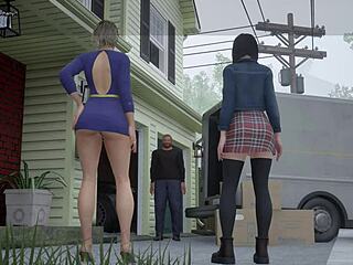 Kira catches stepbrother jerking in hentai toilet