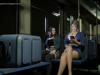 Kira catches stepbrother jerking in hentai toilet