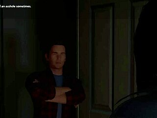 Kira catches stepbrother jerking in hentai toilet