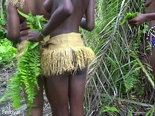 Endless Views of African Tribe Women in Nature