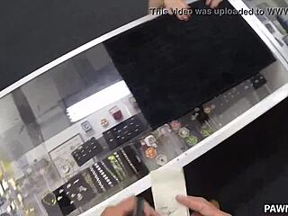 Busty latina slut spies cash sex in shop toilet hidden cam busty babe fucked