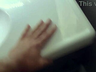 luiza marcato drops to knees for pov bathroom blowjob then pussy pounding