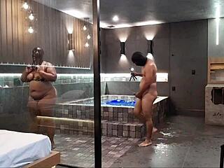 taking my fat big tit friend to luxury motel she loved it and gave up her tight asshole