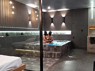 taking my fat big tit friend to luxury motel she loved it and gave up her tight asshole