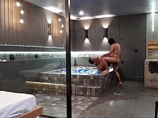 taking my fat big tit friend to luxury motel she loved it and gave up her tight asshole