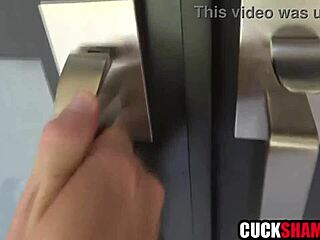 imagine your cuckold husband spying as wife cheats hard