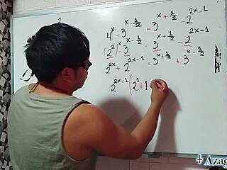 damn this 26 milf nerd wants creampie lessons in bedroom