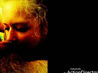 big tits blonde slut in pigtails and lipstick slurps cock with dirty blowjob and handjob 😍💦