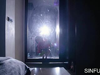 need a hand? maid lyne licks tied michael fly's cock juicy pussy 😈👅