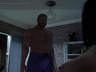 stepdad catches stepdaughter naked and his huge cock gets rock hard