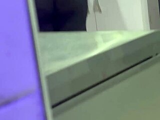 hidden cam catches fat bbw housekeeper's jiggling ass