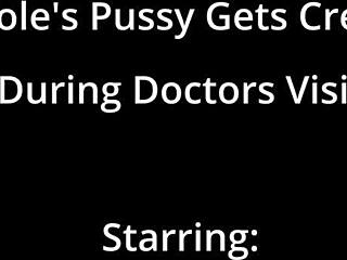 aria nicole's tight pussy creampied hard during steamy doctor's exam!