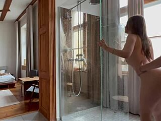 yo, these naughty blondes go wild sucking big cocks in steamy group shower orgy