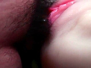 finger and dick stretch this tight pussy wide