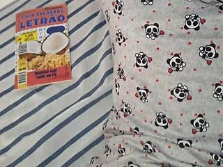 Stepdad shocked by stepdaughter ass tease gets rock hard while wife away