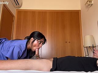 big titty nurse yasmina lets patient creampie pussy hospital ride 😍🏥💦