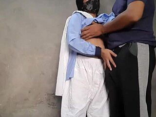 indian schoolgirl lover bent over for teacher's hard doggystyle anal