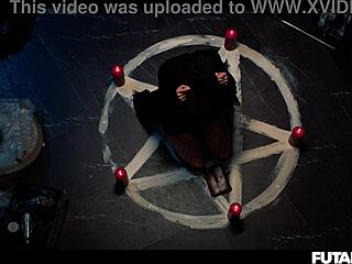 Veronica Leal Encounters Redhead Shemale Witch in Intense Voodoo Session