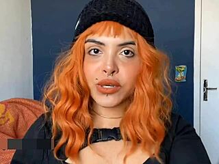 reading comments on my softcore chubby blowjob video during live casting interview