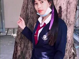 Watch these horny thai students compete in wild jerk off challenge part 2!