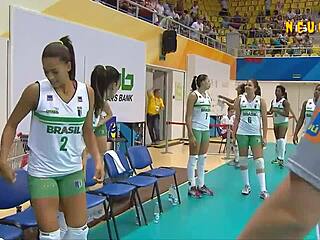 Brazil U20 Women's Volleyball Hotties Voyeur Views