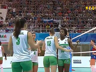 Brazil U20 Women's Volleyball Hotties Voyeur Views